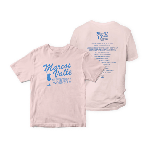Marcos Valle / 80th Birthday World Tour (T-Shirt ) *한정 할인, 주문 후 1-2일 이내 발송
