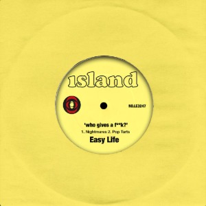 Easy Life / Who Gives A F**k? (Vinyl, 7&quot; Single, Limited Edition)(2-3일 내 발송 가능) *한정 수량 할인