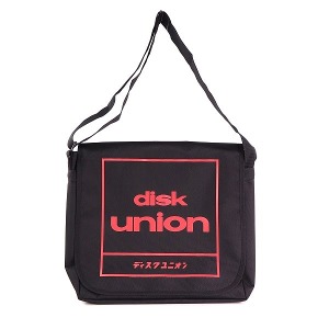 Disk Union Japan / LP Shoulder Bag (Black with Red Logo) (Bag)*2-3일 이내 발송 가능.