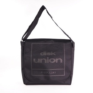 Disk Union Japan / LP Shoulder Bag (Black with Black Logo) (Bag)*2-3일 이내 발송 가능.