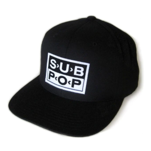 Sub Pop / Black Logo Snapback Hat *2-3일 이내 발송.