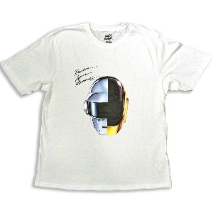 Daft Punk / Ram Helmets (T-Shirt, White) *구매 즉시 발송.