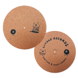 Gimbab Records / Gimbab &amp; Vinyl (Turntable Slipmat, 3mm Cork + Sublimation Printing) *2-3일 이내 발송.