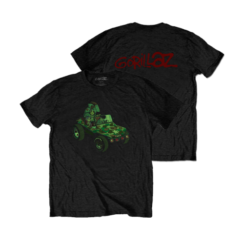 Gorillaz / GROUP GREEN GEEP (T-Shirt+ Back Print)