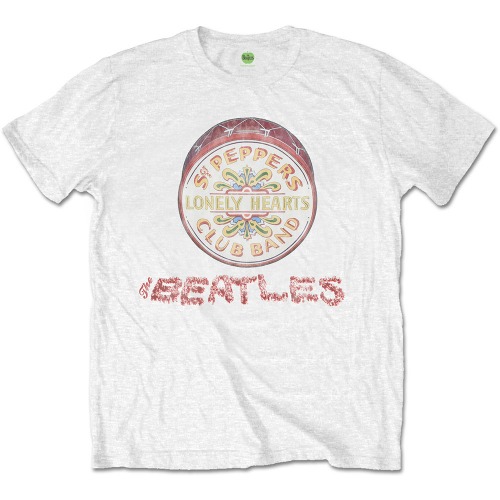 The Beatles / Flowers Logo &amp; Drum (T-Shirt) *L 2-3일 이내 발송.