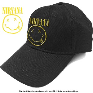 Nirvana/ Logo &amp; Smiley Baseball Cap