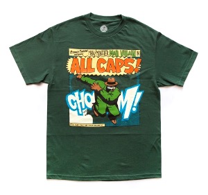 Madvillain / All Caps! (Green) T-Shirt *2-3일 이내 발송.