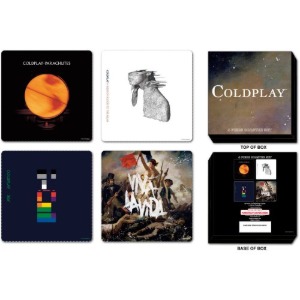 Coldplay / Coaster Set (코스터 4개+ 박스 포함 ) *2-3일 이내 발송.