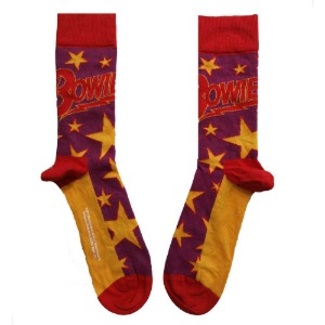 David Bowie/ Stars Ankle Socks (보라색 배경)