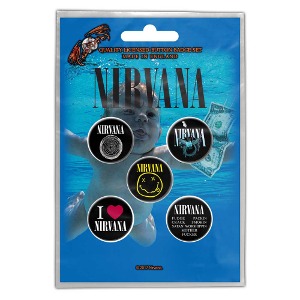 Nirvana / Badge Pack : Nevermind (5개입) *2-3일 이내 발송.