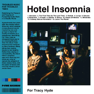 For Tracy Hyde / Hotel Insomnia (Vinyl, Opaque Dark Blue Colored + OBI, JPN Import)*Pre-Order선주문, 3월 말 발매 예정.