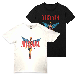 NIRVANA / Angelic  (T-Shirt, BLACK 또는 WHITE 택1) *WHITE  2-3일 이내 발송.