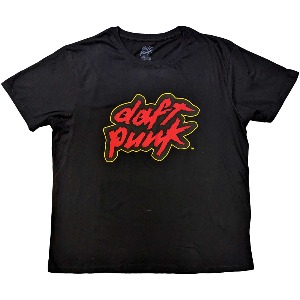 Daft Punk / Red Logo (T-Shirt, Black) *구매 즉시 발송.