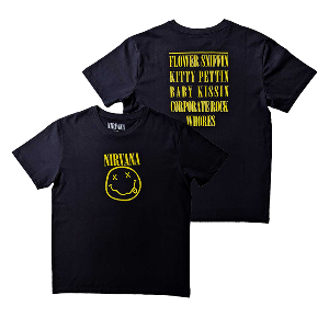NIRVANA / Flower Sniffin (T-Shirt + Back Print) *2-3일 이내 발송.