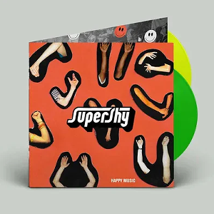 Supershy / Happy Music (Vinyl, 2LP,  Green&amp; Yellow Colored, Gatefold Sleeve)